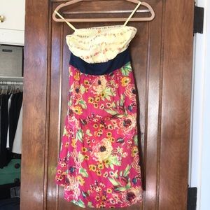 Anthropologie Maeve strapless sundress - 4